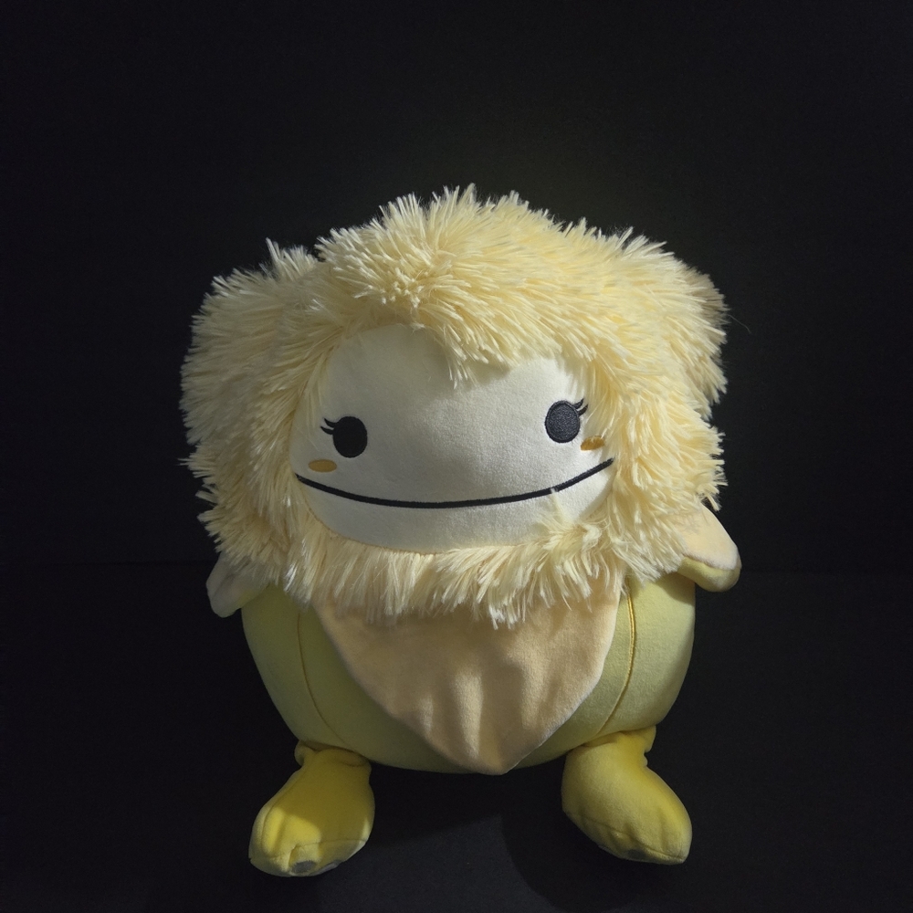 Squishmallows 12" Nomi The Yellow Bigfoot Banana Crossover. Brand New With Tags.